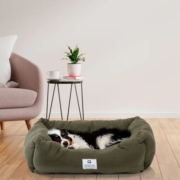 Ferplast Cuccia per Cani Coccolo Microfleece 80 Grigio cm76x56x22h Ferplast Cuccia per Cani Coccolo Microfleece 80 Grigio cm76x56x22h